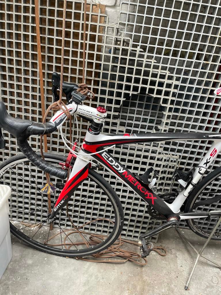 Eddy Merkx koersfiets carbon, Fietsen en Brommers, Ophalen, Zo goed als nieuw, Carbon