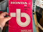Addendum au manuel des pièces de la Honda PF50 Novio, Enlèvement ou Envoi, Honda