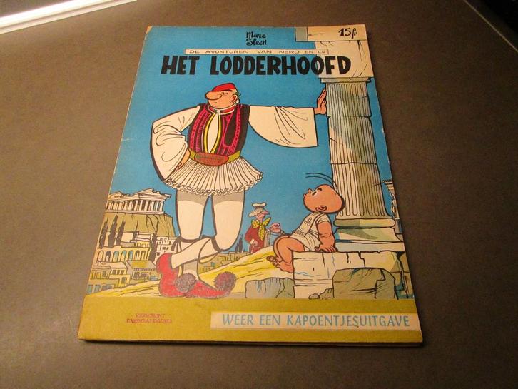 Nero - Het lodderhoofd - 1e druk - 1962, Livres, BD, Utilisé, Une BD, Enlèvement ou Envoi