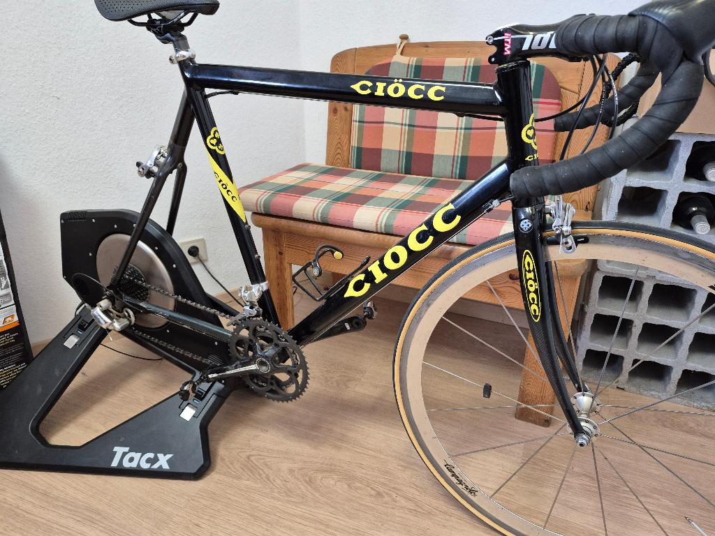 vélo home trainer, Enlèvement, Comme neuf, Métal, Vélo d'appartement