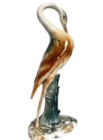 Porseleinen beeld van Reiger., Verzamelen, Beelden en Beeldjes, Ophalen of Verzenden, Zo goed als nieuw, Dier