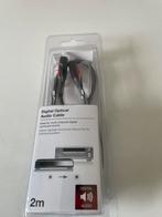 Câble audio optique numérique Belkin, 2 m, Enlèvement ou Envoi, Comme neuf, 2 à 5 mètres, Câble optique