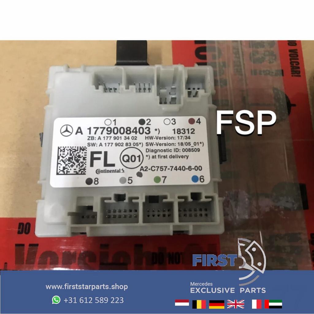 A1779008403 W177 DEUR MODULE LINKS VOOR  Mercedes A Klasse 2, Gebruikt, -, Deur, Links