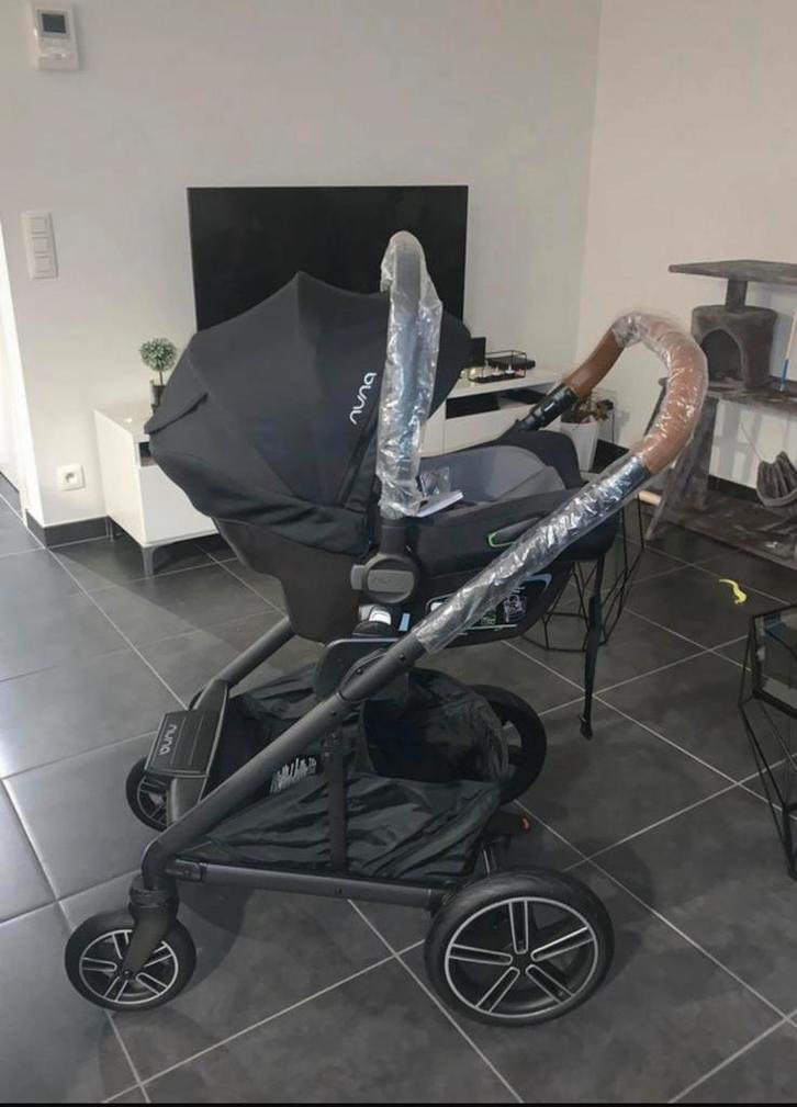 Poussette réversible Nuna mixx next +siege bébé, Kinderen en Baby's, Buggy's, Gebruikt, Overige merken, Verstelbare rugleuning