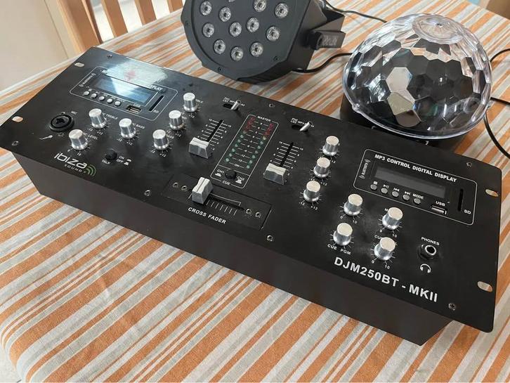 Table de mixage - Ibiza DJM250BT-MKII, Musique & Instruments, Tables de mixage, Comme neuf, Enlèvement ou Envoi