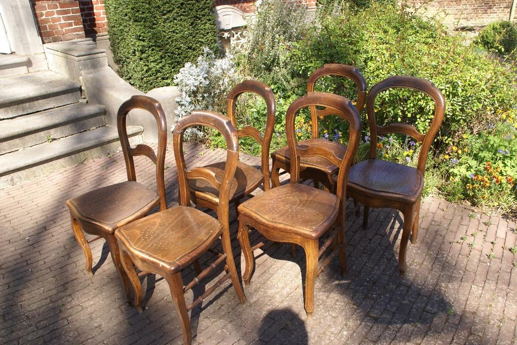 chaises, Louis Philippe, Brun, Enlèvement, Bois