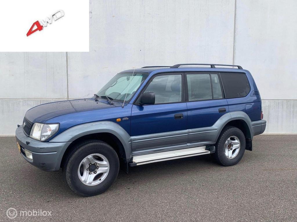 Toyota LandCruiser 90 3.0 D4-D 4 WD AIRCO CRUISECONTROL, Auto's, Toyota, Gebruikt, 4 cilinders, Blauw, 120 kW