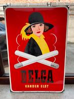 Belga reclamebord in email 1958, Ophalen, Zo goed als nieuw, Reclamebord