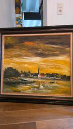 2 SCHILDERIJEN LISETTE HEEFFER  (1942-1998) - OLIEVERF, Antiquités & Art, Enlèvement