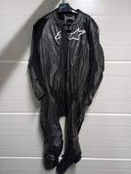 Combinaison de moto 1 pièce taille 58 noire, casque HJC noir, Enlèvement, Bottes