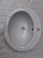 Vasque à Encastrer Ovale en Céramique Blanche - 50cm / 45cm, Maison & Meubles, Enlèvement ou Envoi, Neuf