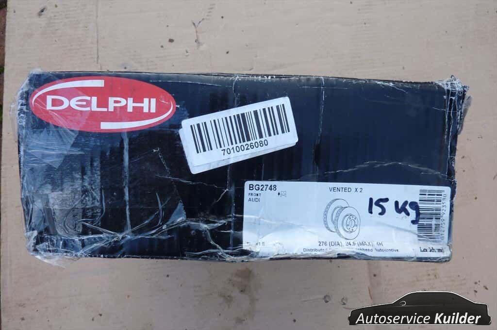 Remschijven voorzijde Audi B4  Cabrio Coupe 80 Nieuw Delphi,, Autos : Pièces & Accessoires, Neuf, -, Audi, -