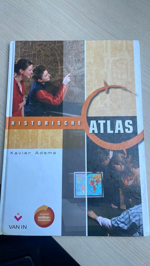Historische atlas van in, Ophalen of Verzenden, Zo goed als nieuw