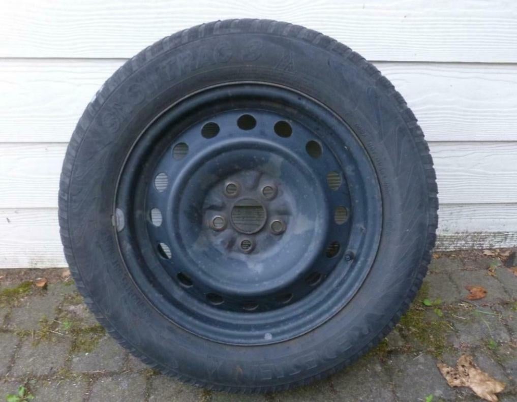 1x16 inch VW-stalen velg (5x112), Ophalen, Gebruikt, Seat