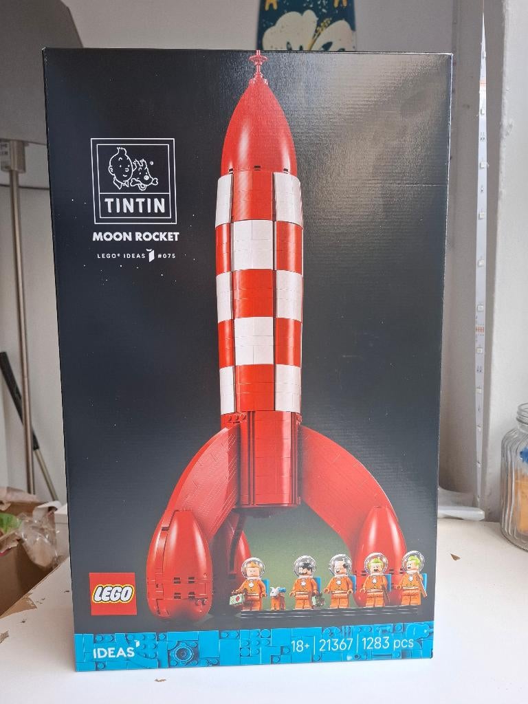 FUSEE TINTIN LEGO REF 21367 /1283pièces neuf en boite, Neuf, Enlèvement ou Envoi, Lego, Ensemble complet