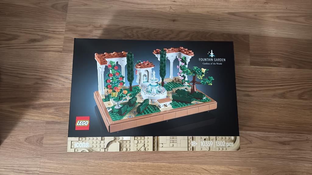Lego Icons 10359 Tuin met fontein NIEUW in Doos, Kinderen en Baby's, Lego, Nieuw, Ophalen of Verzenden, Icons