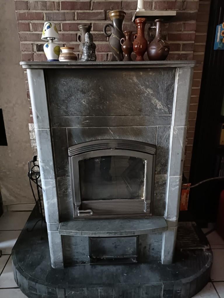 Speksteen kachel, Ophalen, Gebruikt, Houtkachel, Vrijstaand