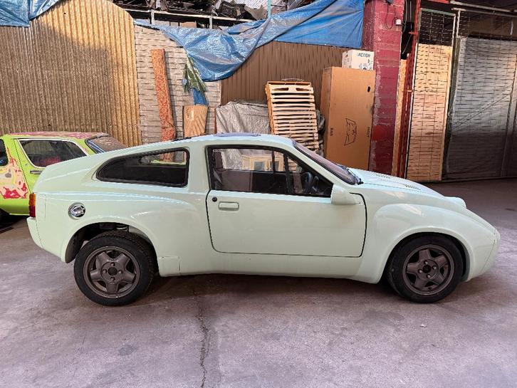 Mini Midas Gold, Auto's, Oldtimers, Bedrijf, Mini, Benzine, Coupé, 2 deurs, Handgeschakeld, Groen, Zwart, Ophalen