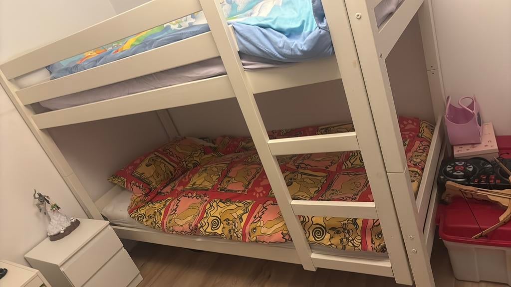 Stapelbed kinderen hout, Ophalen, Gebruikt, Stapelbed