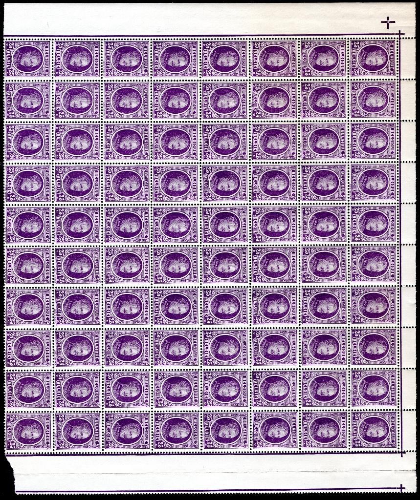 198 MNH 1922 - Z.M. Koning Albert 1 (80 stuks), Ophalen of Verzenden, Postfris, Postfris