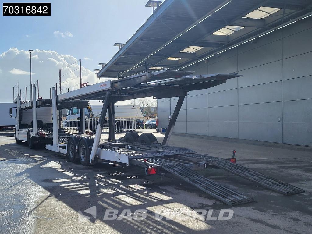 Mercedes Axor 1833 4X2 Kassbohrer SSV-01 car transporter com, Auto's, Vrachtwagens, Automaat, Wit, Mercedes-Benz, Bedrijf