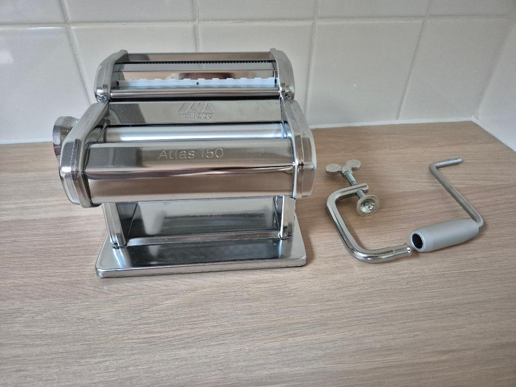 Marcato Atlas 150 Pastamachine - Chroom, Ophalen of Verzenden, Metaal, Pastamachine, Overige merken