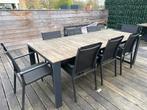 Tuintafel, Tuin en Terras, Tuintafels, Ophalen, Gebruikt, Rechthoekig, Overige materialen