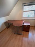 Bureau en ladenblok, Huis en Inrichting, Bureaus, Ophalen, Zo goed als nieuw, Bureau