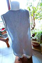 zilver licht transparant leukz top, Sans manches, Enlèvement ou Envoi, Autres couleurs, Comme neuf