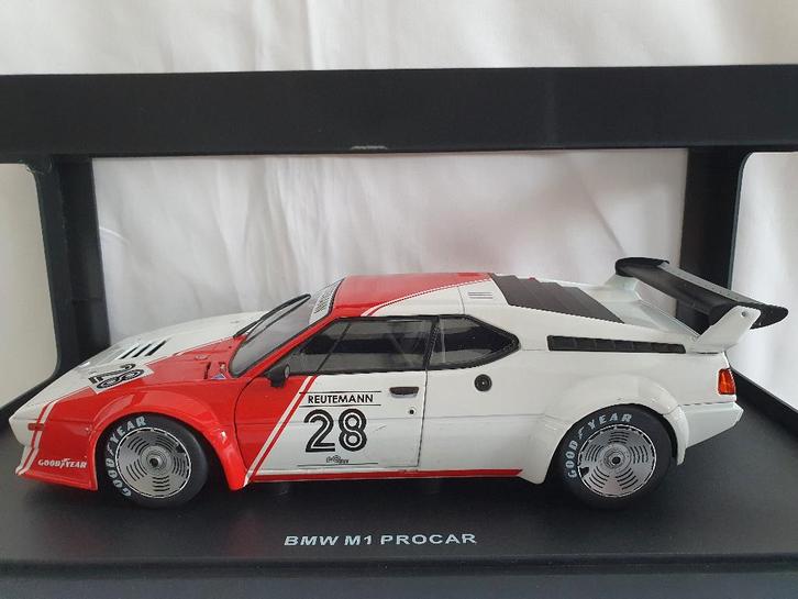 BMW M1 ProCar Series 1980 Carlos Reutemann Werk83 1:18, Hobby en Vrije tijd, Modelauto's | 1:18, Nieuw, Auto, Overige merken, Ophalen of Verzenden