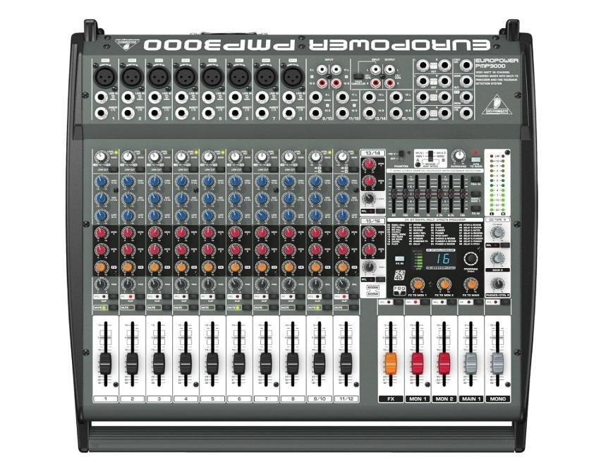 Behringer europower PMP3000 powermixer, Enlèvement, Utilisé, 1000 watts ou plus, Sono