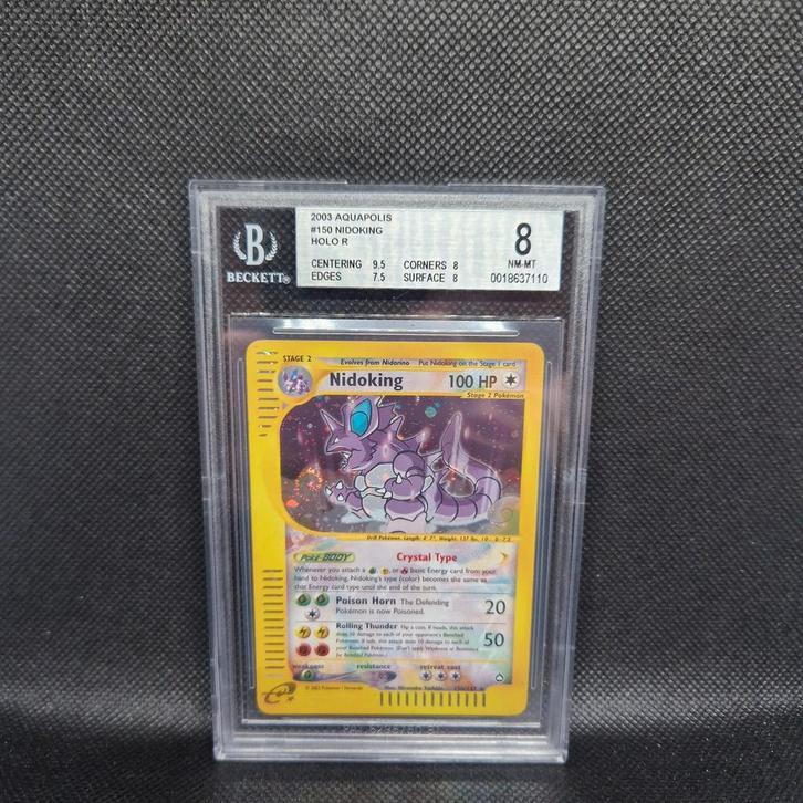 Nidoking Holo Aquapolis BGS 8, Hobby & Loisirs créatifs, Jeux de cartes à collectionner | Pokémon, Enlèvement ou Envoi