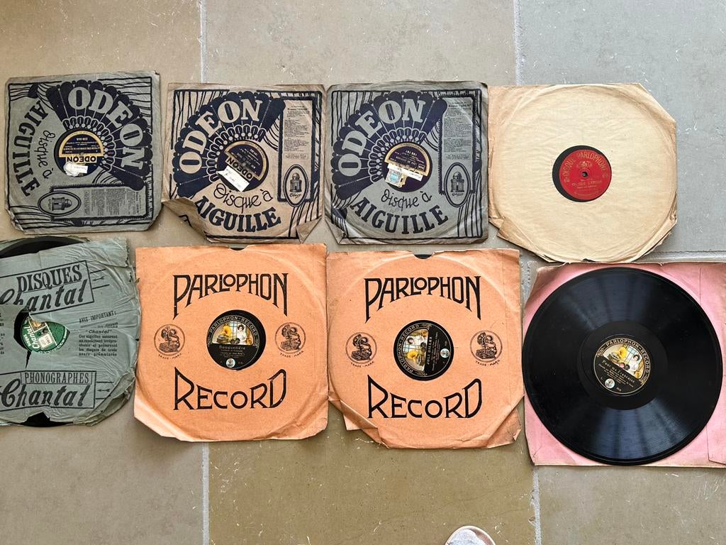 78 toeren platen, Enlèvement, Avant 1960, Utilisé