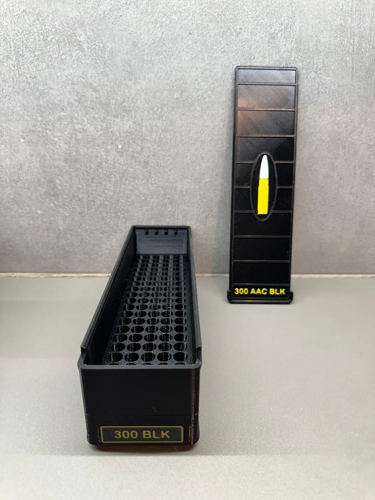 Boîte de rangement .300 acc blk- Fait main - Noir, Enlèvement ou Envoi, Neuf