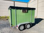 Aanhangwagen <750 kg. 2 assen. Nieuwe banden. Met planken, Ophalen, Zo goed als nieuw
