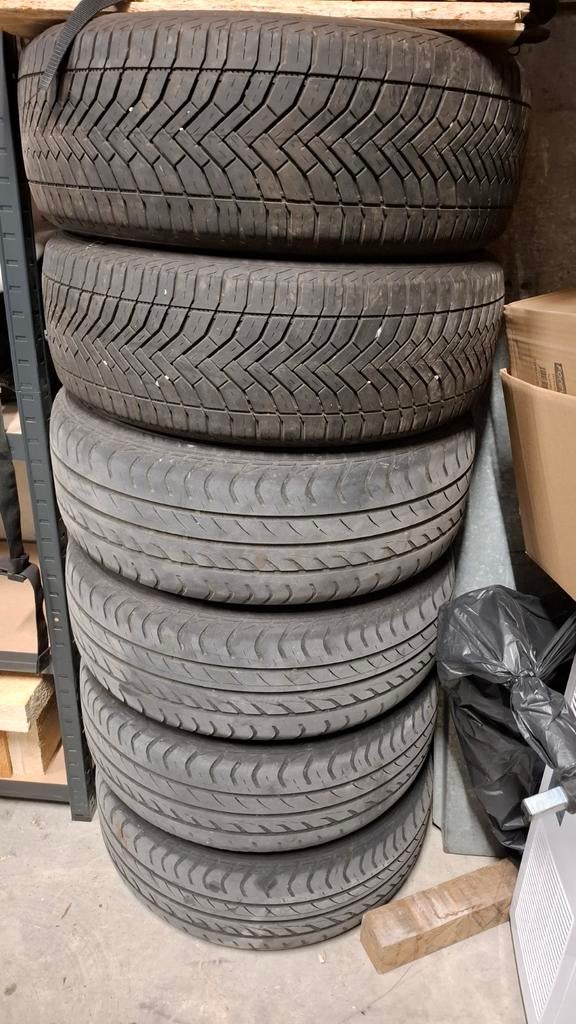 4 jantes montées 215 60 16 99h plus 2 pneus, Enlèvement ou Envoi, Pneu(s)