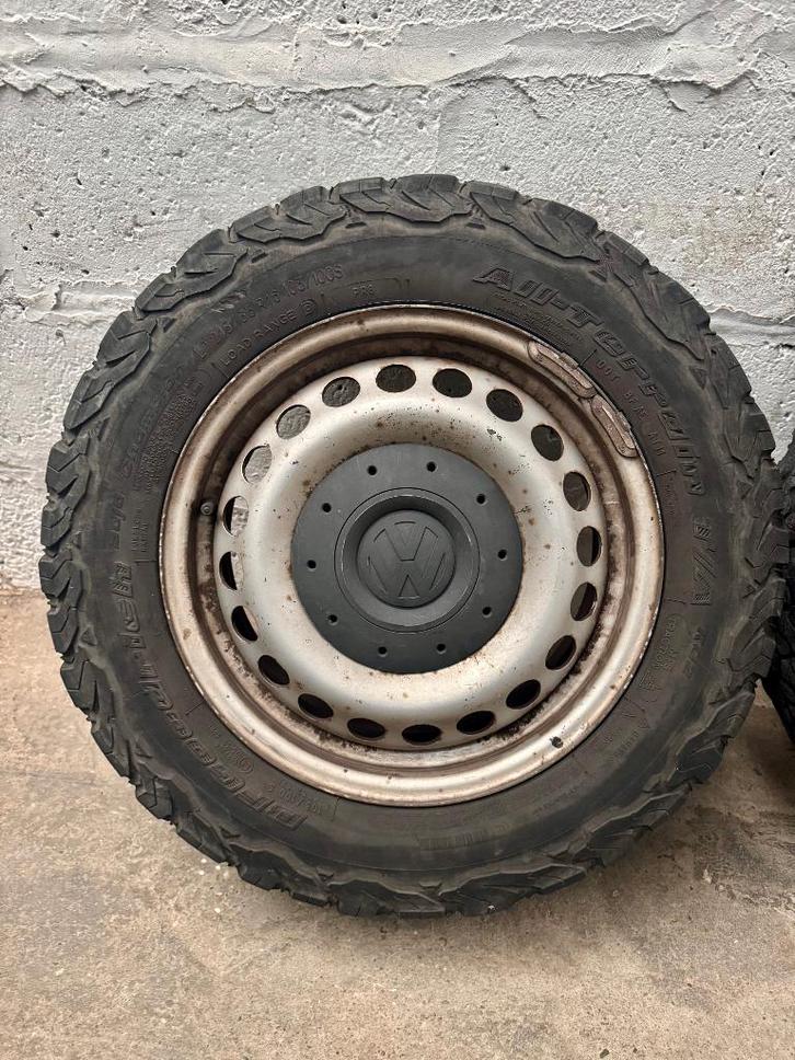4x velgen + banden BF Goodrich 4x4 vw T5 Syncro Viano 4Matic, Auto-onderdelen, Banden en Velgen, Banden en Velgen, All Season