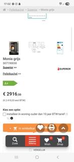 Pellet kachel monia - tipe13.1 topstaat !, Huis en Inrichting, Kachels, Ophalen of Verzenden, Zo goed als nieuw, Vrijstaand, Pelletkachel