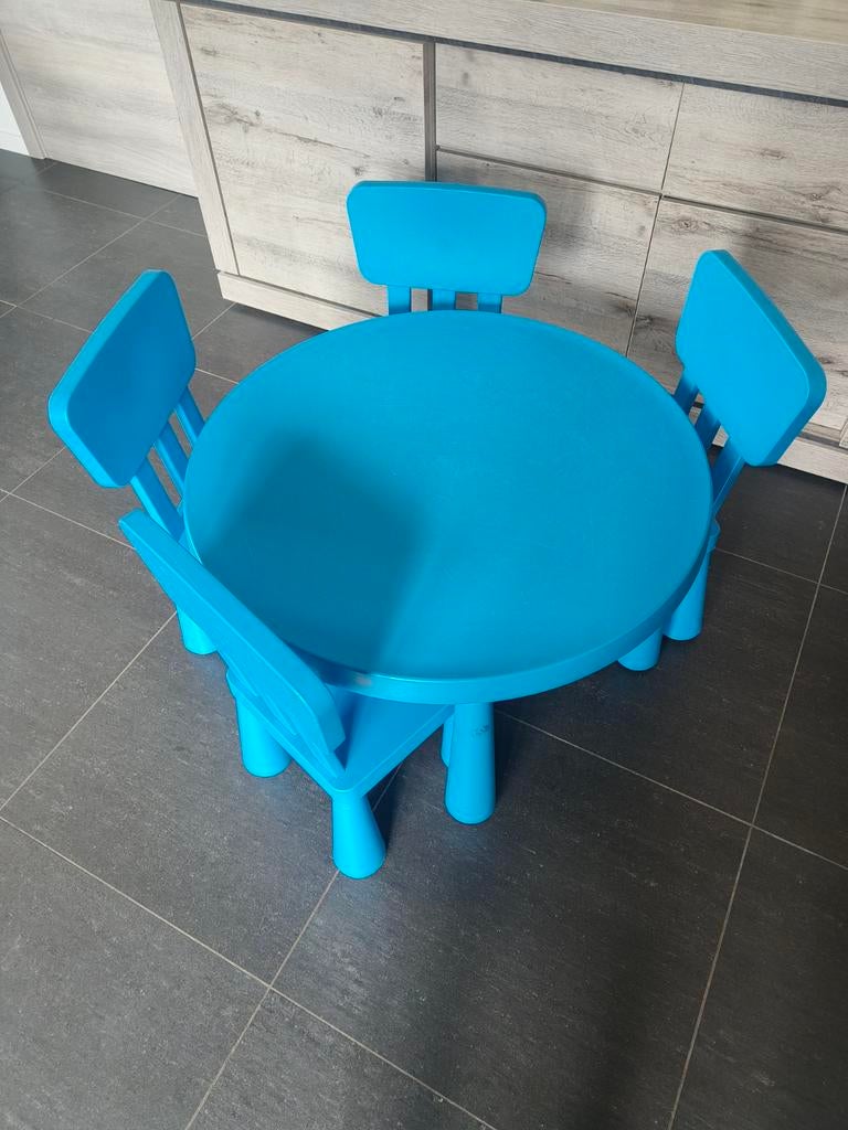 Ikea kindertafel met 4 stoelen!, Ophalen, Stoel(en)