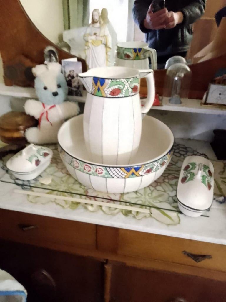 ensemble lavabo art déco, Ophalen