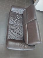 Lederen zetels 2-zit en 2.5-zit, Huis en Inrichting, Zetels | Zetels, Ophalen, Gebruikt, Klassiek, 150 tot 200 cm