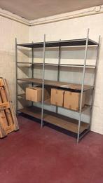 Stevige metalen rekken 2 stuks opbouwsysteem, Ophalen, Gebruikt