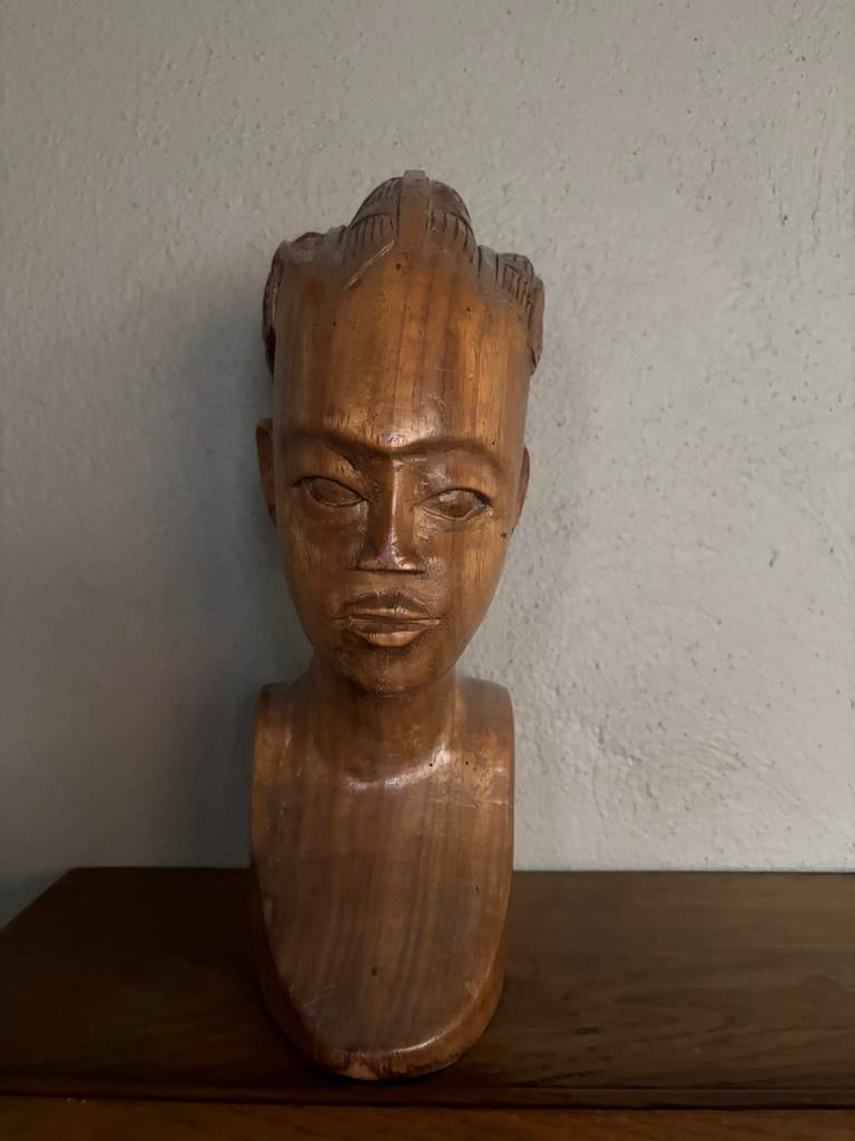 Afrikaans beeld uit hout, Ophalen, Hout, Beeld