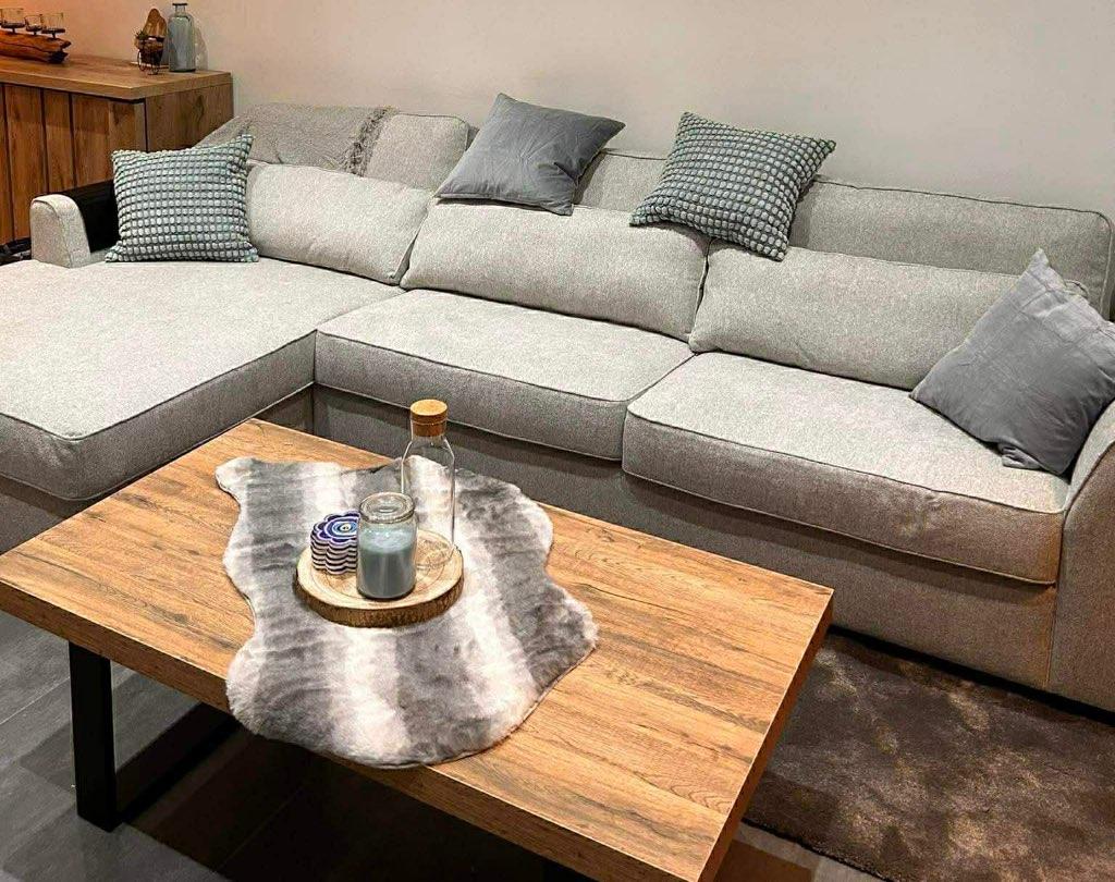 L-zetel, Huis en Inrichting, Ophalen, Zo goed als nieuw, Stof