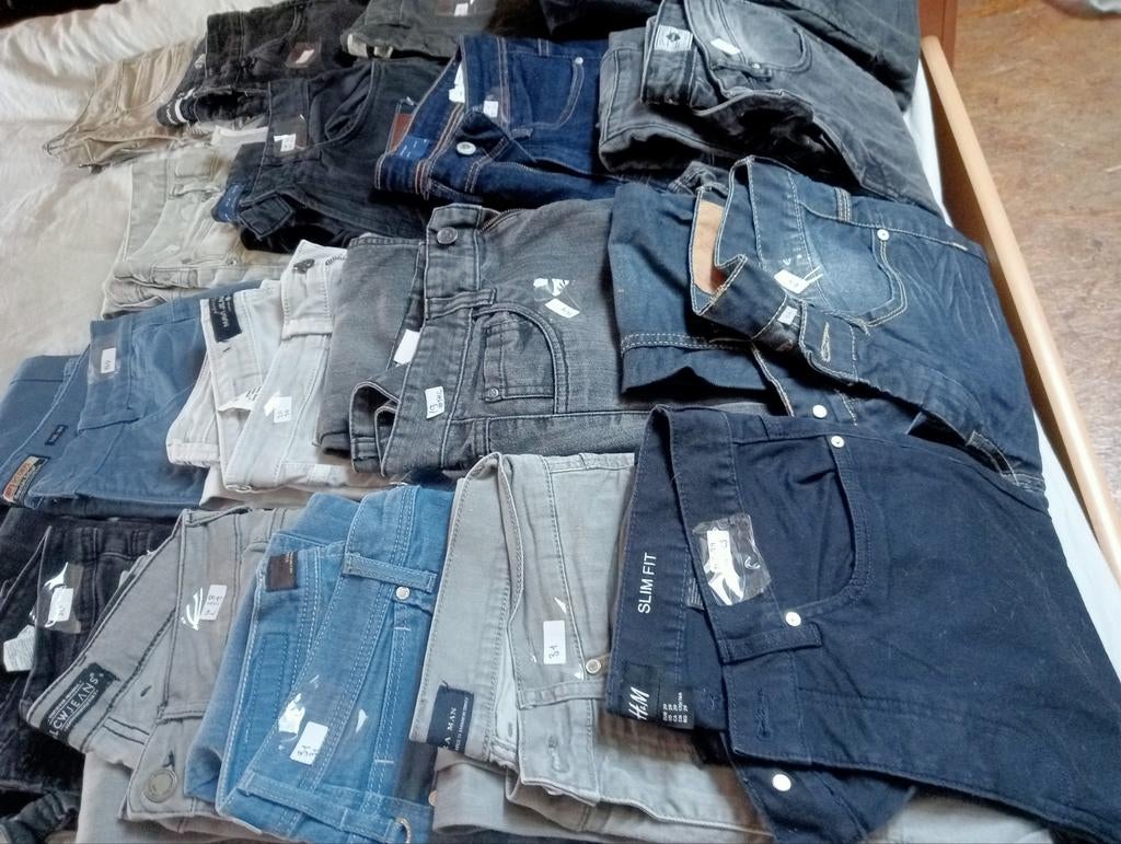 Jeans homme garçon, Enlèvement
