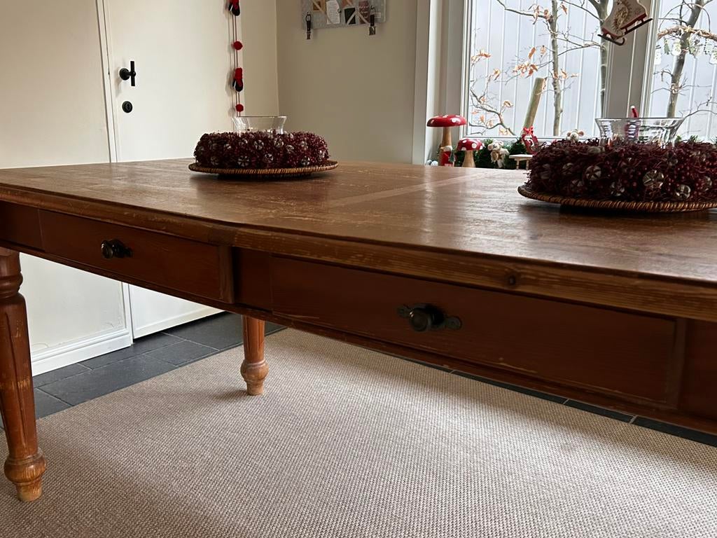 Landelijke tafel te koop, Huis en Inrichting, Tafels | Salontafels, Ophalen, Gebruikt