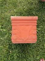 6 superbes pots carrés en terre cuite et un pot rond, Jardin & Terrasse, Balcon, Rond, Enlèvement, Utilisé