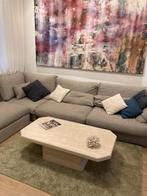 Vintage salontafel Marmer Travertine, Huis en Inrichting, Ophalen, Overige materialen, 100 tot 150 cm, 50 tot 100 cm