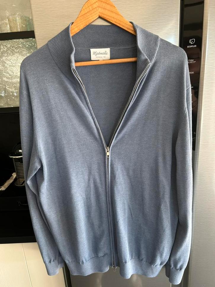 Gloednieuwe licht blauw herenvest maat XL, Kleding | Heren, Truien en Vesten, Nieuw, Maat 56/58 (XL), Blauw, Ophalen of Verzenden