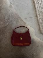 Mooie vintage Bordeaux tas, Handtassen en Accessoires, Tassen | Damestassen, Ophalen, Gebruikt, Rood, Handtas